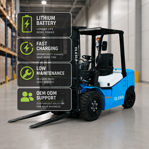 Camion à batterie au lithium homologué CE de 2 tonnes, 2,5 tonnes, 3 tonnes avec déplacement latéral et moteur AC - Product Image 1
