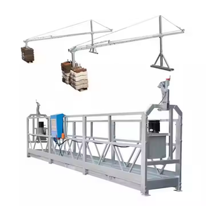 Fábrica de China, buena calidad, Zlp630, cuerda colgante suspendida, andamio, plataforma de trabajo aéreo eléctrico, aleación de aluminio, capacidad de 800kg - Product Image 1