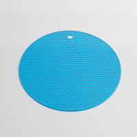 Sous-verres en silicone modernes écologiques résistants à la chaleur, isolation antidérapante, support pour casseroles, diamètre 18 cm, épaisseur 0,5 cm, accessoires de cuisine