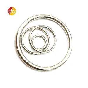 Высококачественное круглое металлическое уплотнительное кольцо из цинкового сплава с пряжкой для сумки