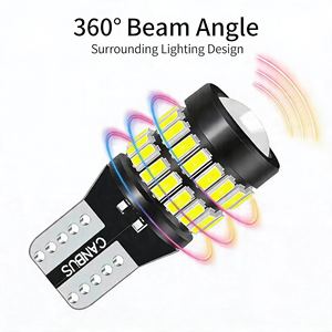 Nueva Bombilla LED TH Howie T10 para Marcador Lateral, Blanca, 12-18V, 36SMD 3014, Lente Decodificada, 1.5W, para Matrícula y Luces de Instrumentos de Coche - Product Image 1