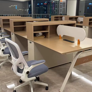 Meubles <span class=keywords><strong>de</strong></span> bureau modernes, cloisons modulaires, <span class=keywords><strong>salle</strong></span> <span class=keywords><strong>de</strong></span> réunion, table <span class=keywords><strong>de</strong></span> conférence en acier inoxydable - Product Image 1