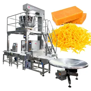 IKE Full Automatic Refrigeration Scale Weighing 50-1500G Sliced Shredded Cheese Packing Machine