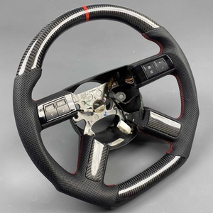 Vente directe d'usine, accessoires automobiles pour Dodge <span class=keywords><strong>Challenger</strong></span> 2008 2009 <span class=keywords><strong>2010</strong></span>, volant de direction personnalisé en fibre de carbone - Product Image 2