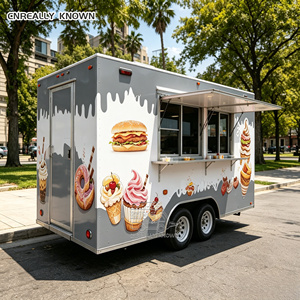 2025 Food Customized Dining Truck Hot Dog Pizza Coffee Ice Cream Mobile Camping Trailer Mall Night Market <b>Buffet</b> Car - Product Image 4