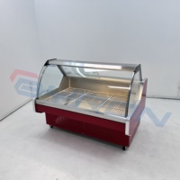 Refroidisseur pour aliments poisson congélateur réfrigération Deli Case refroidisseur Charcuterie et épicerie fine affichage réfrigérateur grand réfrigérateur