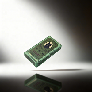 Standaard formaat rookpatroon vloeistof pen verpakking zwart kattenontwerp medium sigarettenpakje papieren doos - Product Image 4