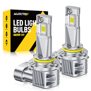 Ampoules de phares LED pour voiture AUXITO A1 9006 12V 20W 2500LM 6500K Blanc, remplacement des ampoules halogènes HID d'origine - Product Image 3