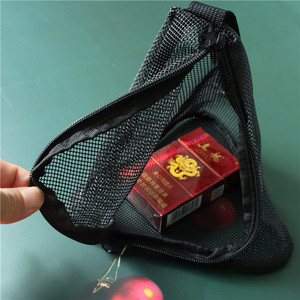 Red de Secado Triangular Plegable, Cesta de Almacenamiento Colgante, Bolsa de Malla con Gancho Negro para Uso en Camping al Aire Libre - Product Image 3