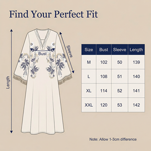 Nuevo Estilo Elegante Vestido Musulmán de Gasa Azul Claro con Adornos de Pedrería para Mujer, Venta al Por Mayor - Product Image 4