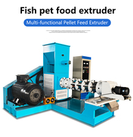 Machine extrudeuse d'aliments pour poissons électrique TRQT, haute productivité, capacité personnalisable, acier au carbone, multi-phases, pour l'alimentation en aquaculture