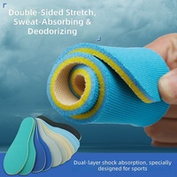 Semelles de sport en polyéthylène haute performance, absorption des chocs, respirantes, absorbant la transpiration, pour la course et l'usage quotidien (vente en gros)