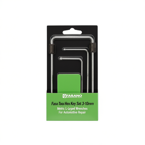 ชุดประแจหกเหลี่ยมฟาซาโน่ ทูลส์ ขนาด 3-10 มม. ประแจรูปตัว L สำหรับซ่อมแซมยานยนต์ - Product Image 2