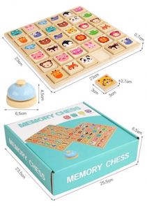 Wholesale Eco-Friendly Pair-Up Board Animal Patterns Brain Development Flipping Interactive Toy Fun Flip Chess <b>Memory</b> Game - Product Image 5