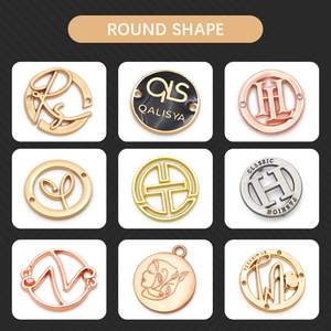 Tùy Chỉnh Túi Pins Tên Tấm Thương Hiệu Quần Áo Vàng Dập Nổi Khắc Kim Loại Logo Kim Loại Nhãn Và Thẻ Cho Túi Xách Túi Quần Áo - Product Image 5