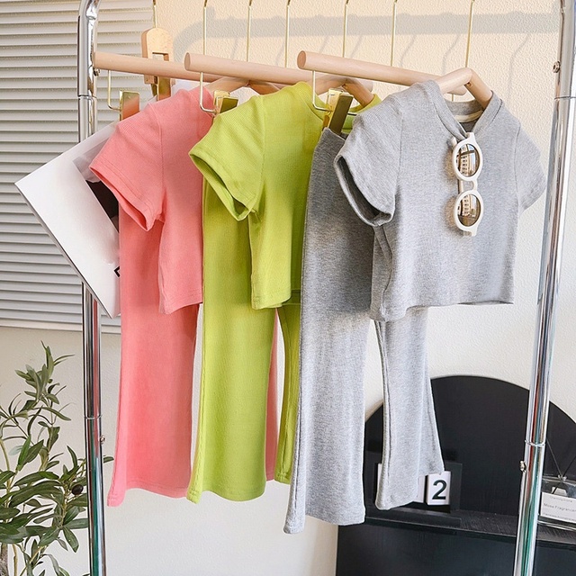 Kids Outfit Summer 2023 Little Girl Clothes Boutique Summer Sets