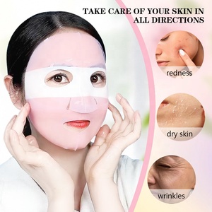Masque facial en feuille de cristal coréen au bio-collagène, rétinol, vitamine C et PDRN, raffermissant, <span class=keywords><strong>anti</strong></span>-rides, hydratant, illuminateur, végétalien, pour la nuit - Product Image 2