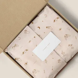 Papier de soie pour emballage de cadeaux, impression de Logo de marque personnalisée Offre Spéciale pour emballage de produits, vêtements