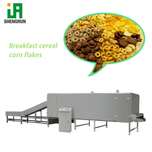 Ligne de production complète de céréales petit-déjeuner, usine de fabrication de cornflakes, ligne d'extrusion de cornflakes - Product Image 3