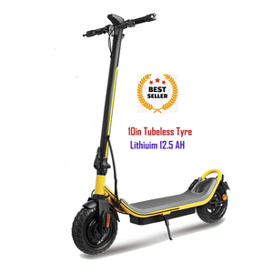 Scooter Eléctrico Precio de Fábrica, Retro, 40KM, Neumático Grueso de 10 Pulgadas, Plegable, 36v, con Luz, N08 - Product Image 1