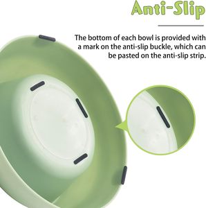 Nouveau Bol Double Anti-Renversement en Acier Inoxydable Écologique pour Animaux de Compagnie, Gamelle Anti-Glouton pour Chien, Diamètre 16cm, Vente Chaude Usine - Product Image 3