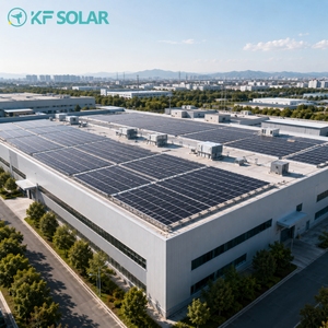 KFSOLAR High Efficiency Mono Bifacial Solar With IP65 Junction Box for Home & Outdoor Use KF SOLAR Monocrystalline Silicon Campi - Product Image 5