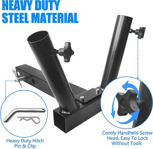 Receptores <span class=keywords><strong>de</strong></span> enganche <span class=keywords><strong>de</strong></span> tubo <span class=keywords><strong>de</strong></span> camión <span class=keywords><strong>de</strong></span> 2 pulgadas negros <span class=keywords><strong>de</strong></span> ajuste Universal soporte <span class=keywords><strong>de</strong></span> poste <span class=keywords><strong>de</strong></span> bandera en ángulo - Product Image 3