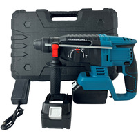 Marteau électrique sans balais au lithium-ion 26C 21V - Haute puissance, industriel, rechargeable, embrayage à quatre vitesses, 4 kg, 220-230V, sans garantie