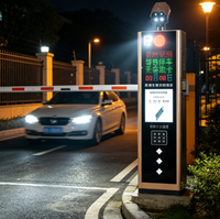 Caméra AI LPR 4K HD pour la reconnaissance des plaques d'immatriculation, la sécurité routière, le contrôle d'accès (listes blanches/noires) et la gestion intelligente du trafic