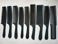 Ensemble de peignes professionnels pour cheveux, antistatiques, résistants à la chaleur, peignes à queue de rat pour la coupe et le coiffage, pour salon, logo personnalisé