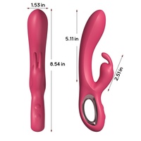 Leistungsstarker Mini G-Punkt Rabbit Vibrator Erwachsenen-Artikel Nippel-Klitoris-Stimulator Sexspielzeug für Frauen Weiblicher Masturbator Dildo
