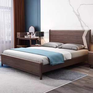 2024 Nieuwe Trend Verstelbare Slaapkamer Meubilair Modern <span class=keywords><strong>Platform</strong></span> Scandinavische Stijl Witte Koningin Hoog Hoofdeinde <span class=keywords><strong>Bed</strong></span> - Product Image 2
