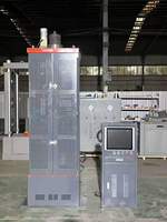 Testeur de compression de cheminée verticale contrôlé par ordinateur conforme à la norme JC/T854-2008 pour la résistance des conduites de ventilation des bâtiments