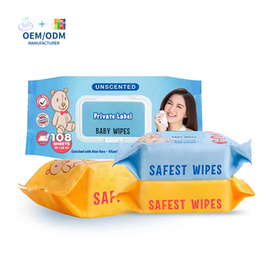 Lingettes pour bébé personnalisées à base d'eau, hypoallergéniques, sans parfum, biodégradables, lingettes pour couches 35 (paquet de 5, 175 lingettes au total) - Product Image 3