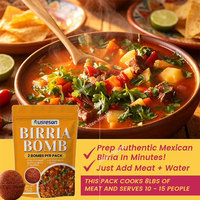 Assaisonnement OEM pour Marque Privée, Mélange d'Épices Alimentaires Personnalisées, Assaisonnement pour Viande, Assaisonnement Birria Bomb avec Piments et Épices