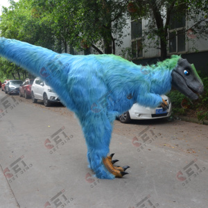 Kích thước cuộc sống mô phỏng tùy chỉnh <span class=keywords><strong>3D</strong></span> animatronic khủng long trang phục cho trung tâm mua sắm hoạt động công viên chủ đề Plaza công viên giải trí - Product Image 1