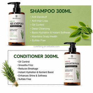 Champú <span class=keywords><strong>y</strong></span> Acondicionador Naturales de <span class=keywords><strong>Aloe</strong></span> <span class=keywords><strong>Vera</strong></span> <span class=keywords><strong>y</strong></span> <span class=keywords><strong>Romero</strong></span> Sin Sulfatos <span class=keywords><strong>para</strong></span> <span class=keywords><strong>el</strong></span> Crecimiento del <span class=keywords><strong>Cabello</strong></span> <span class=keywords><strong>y</strong></span> Anticaspa, Set de Cuidado Capilar de Marca Privada - Product Image 3