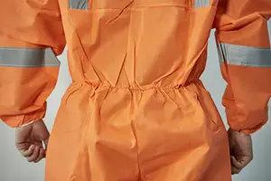 Junlong keamanan Workwear EN14126 diakui sekali pakai oranye penutup/pakaian kerja dengan pita reflektif untuk grosir