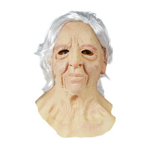 Réaliste chauve vieille personne <span class=keywords><strong>Halloween</strong></span> <span class=keywords><strong>masque</strong></span> pleine tête fête cadeau adulte Costume Latex matériel vieil homme <span class=keywords><strong>masque</strong></span> <span class=keywords><strong>pour</strong></span> adultes - Product Image 6
