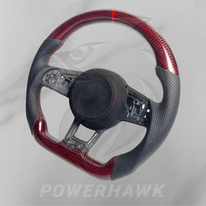 Volant de direction en fibre de carbone pour performance sportive pour VW Golf 6 7 7.5 8 GTI <span class=keywords><strong>R</strong></span> <span class=keywords><strong>Line</strong></span> MK5 MK6 MK7 MK8 Polo Passat <span class=keywords><strong>Tiguan</strong></span> CC Scirocco - Product Image 2