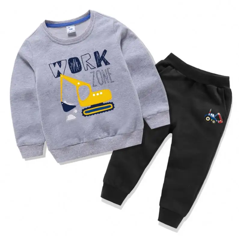 Marka yeni çocuklar giyim setleri erkek bahar sonbahar eşofman Sweatsuits Set eşofman çocuk pamuk eşofman takım