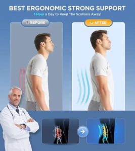 Ceinture de soutien lombaire respirante avec coussin de massage, réglable, pour soulager la douleur et la compression <span class=keywords><strong>du</strong></span> bas <span class=keywords><strong>du</strong></span> <span class=keywords><strong>dos</strong></span> - Product Image 3