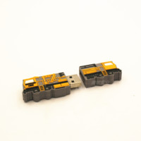 Usb flash drive pvc kustom 4gb 8gb pribadi kereta bentuk Stik usb pabrik grosir karet USB disk