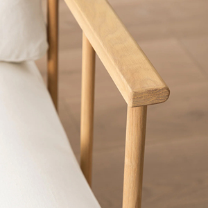 Chaise longue d'extérieur en teck avec coussin, ensemble de salon de jardin en bois de teck, canapés de jardin, mobilier d'extérieur, chaise de jardin - <span class=keywords><strong>Michi</strong></span> - Product Image 3