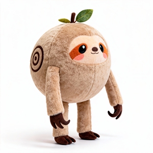 หมอนตุ๊กตาสลอธทรงกลมแบบกำห<span class=keywords><strong>น</strong></span>ดเองสำหรับเด็ก - ของเล่<span class=keywords><strong>น</strong></span>สลอธสำหรับ<span class=keywords><strong>น</strong></span>อนหลับที่ออกแบบตามรูปภาพ - Product Image 6