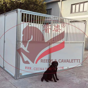 Abri pour chevaux portable de conception européenne vendu à chaud grange à cadre en acier économique pour une utilisation en extérieur - Product Image 1