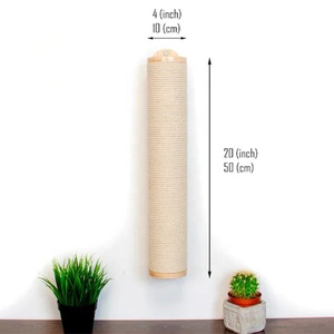 <strong>High</strong> <strong>Quality</strong> Modern Eco-Friendly Wall Mounted <strong>Cat</strong> <strong>Tree</strong> Scratcher Post with Sisal Rope and Wood Base for <strong>Cats</strong> - Product Image 6