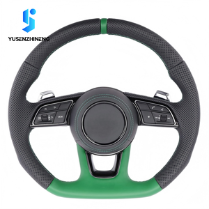 Volant sport en cuir rouge personnalisé pour <span class=keywords><strong>Audi</strong></span> A1 A3 8P A5 A6 C6 Q5 B8 A7 C8 B9 S5 B8.<span class=keywords><strong>5</strong></span> A4 RS6 SQ5 S5 TT MK3 RS7 A8L D4 <span class=keywords><strong>Q</strong></span> - Product Image 5