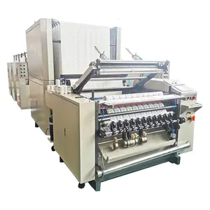 Máquina de impresión de papel térmico de flexografía multicolor de rebobinado automático