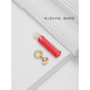 LST223 Accessoires <span class=keywords><strong>de</strong></span> <span class=keywords><strong>sac</strong></span> DIY : Boucle <span class=keywords><strong>de</strong></span> réglage métallique sans perçage pour fermeture éclair, pièces intérieures en laiton pour sacs messager et sacs pour téléphone portable - Product Image 3